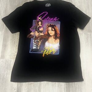 Selena graphic t shirt official selena merchandise Womens Size XL Black